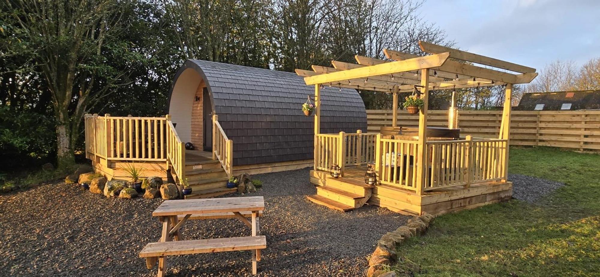 格拉斯哥 Campsie Luxury Pods With Hot Tub酒店 外观 照片
